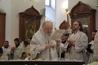  Божественная литургия и отпевание архимандрита Сергия (Шагаева) в Тихвинском храме Ногинска 